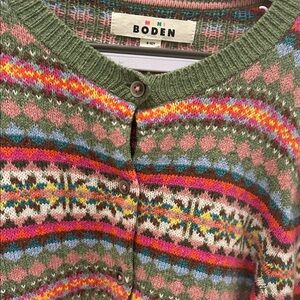 Mini Boden Colorful Knit Kids Sweater